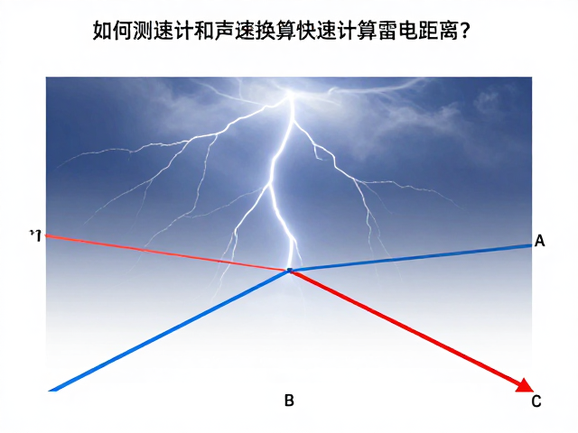 如何用测速计和声速换算快速计算雷电距离？附详细步骤