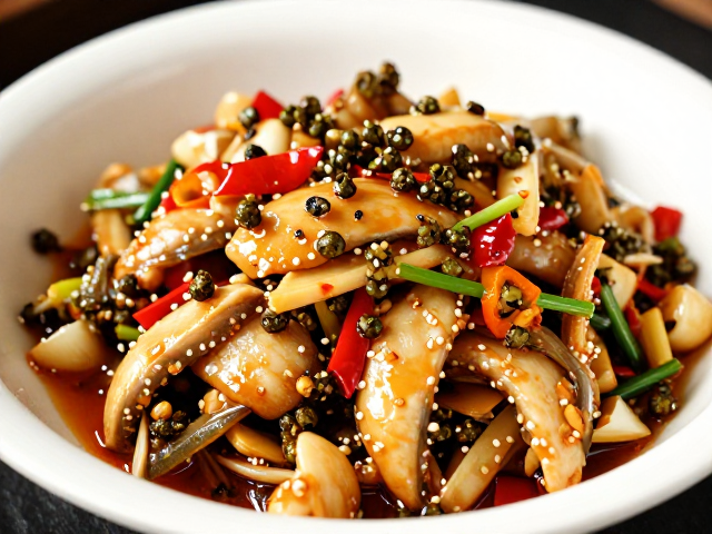 泡椒鱼香调味经，花椒以香麻为佳，拌菜咸香下饭控盐法