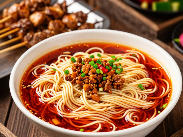 乐山烧烤与红油小面，巴蜀饮食文化的灵魂碰撞