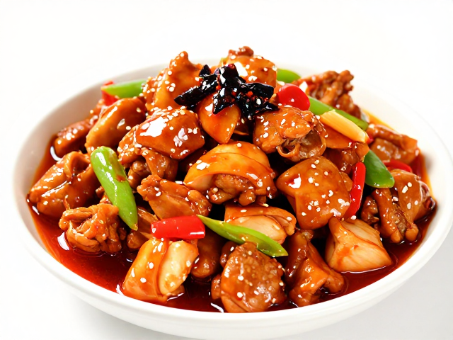 自贡土鸡配郫县豆瓣酱，详解家常宫保鸡丁红油炼制与码味技巧