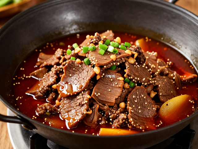 川西干锅牛肉的灵魂在于选材与预处理