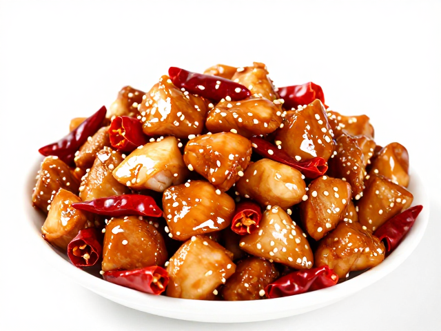 干辣椒炝香提味