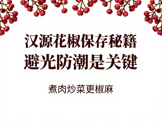 花椒储存的环境痛点与核心原则