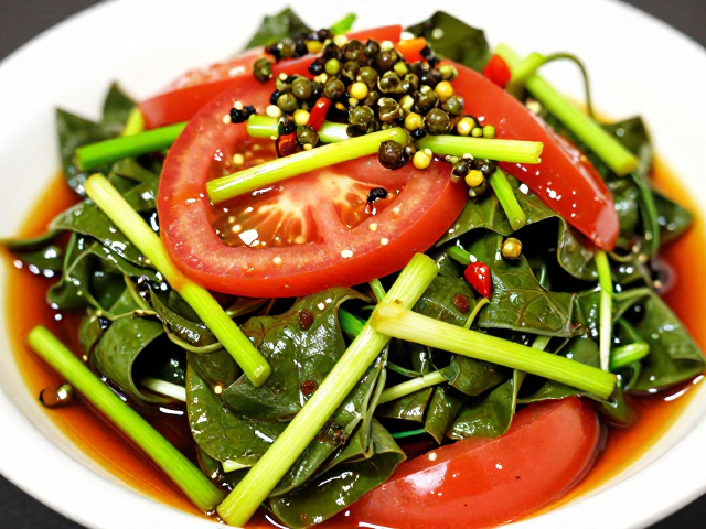 蒜苗花椒辣椒豆瓣酱神仙组合