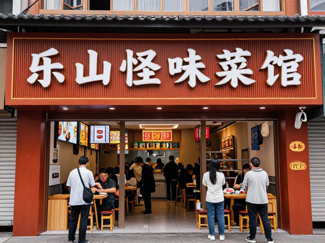 乐山人均50-100元怪味菜馆，外地游客都在找的打卡圣地