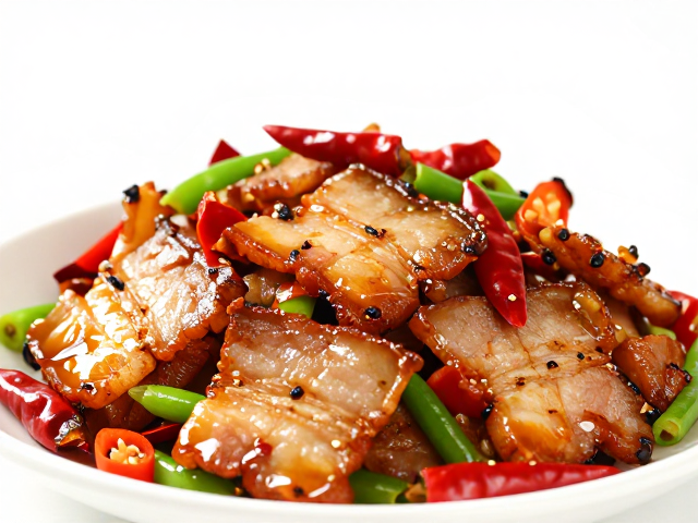 川东家常菜回锅肉，刀口辣椒与中火烧制的酸辣真谛