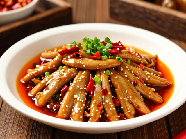 茶馆小吃文化延伸，自贡酸辣味腰花，节日家宴的重庆风味