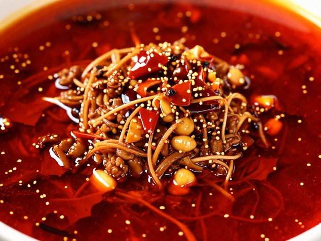 红油亮芡的色泽构建与风味平衡