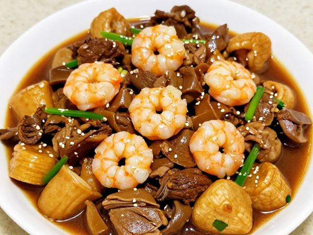 告别腥味！陈皮鸭肉虾仁焖脑花，新手也能零失败