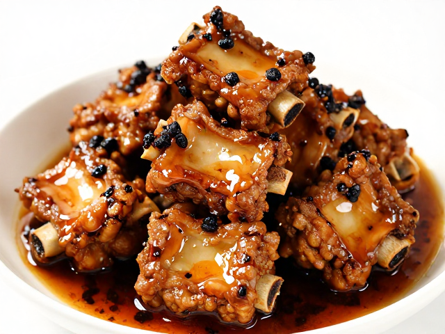 根茎排骨新吃法，豆豉码味上浆，鲜嫩入味不油腻