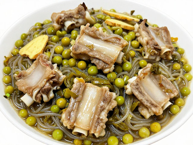 排骨与豌豆粉的融合逻辑