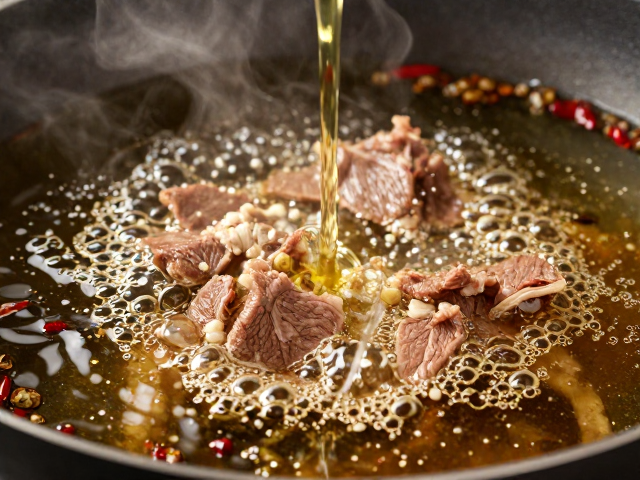 油温决定香气，川菜花椒爆牛肉的香气持久秘诀