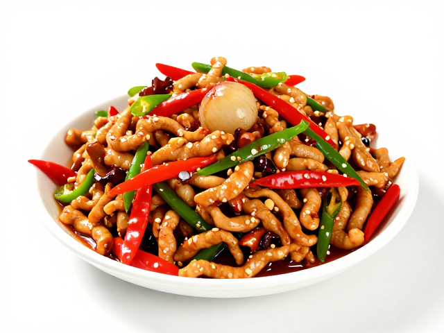 川西精细刀口辣椒鱼香肉丝，酱油香油锁味，酸甜荔枝味绝配