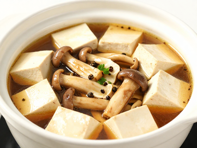 少油版菌菇豆腐煲的制作工艺