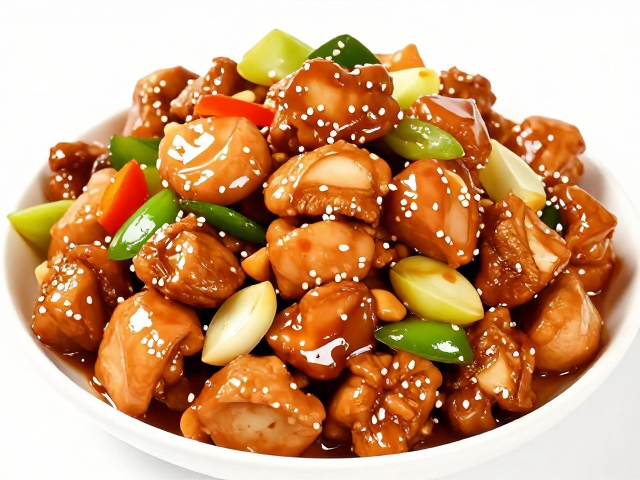宫保鸡丁轻油版做法，少油快炒，搭配蔬菜更营养