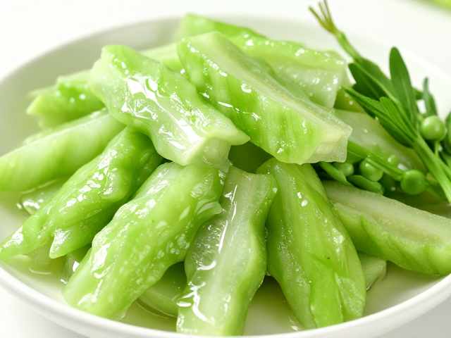 凉拌丝瓜配豌豆尖，川渝家常做法，根茎类蔬菜阴凉保存小妙招