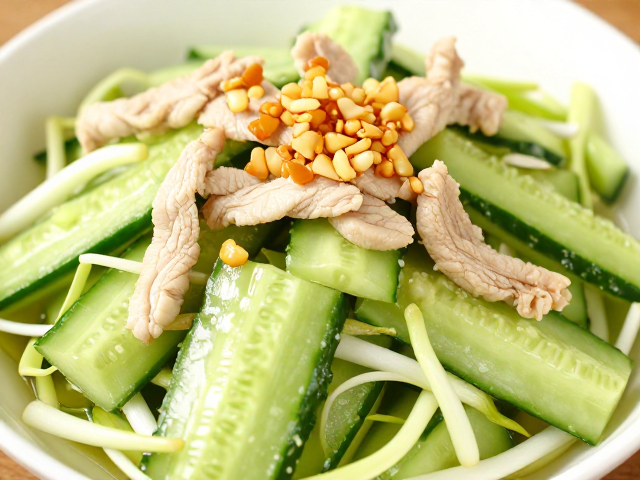 蒜苗白菜炒黄瓜？不如试试蒜泥白肉配黄瓜绝配
