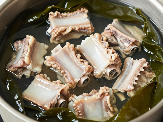排骨的定型与汤底构建