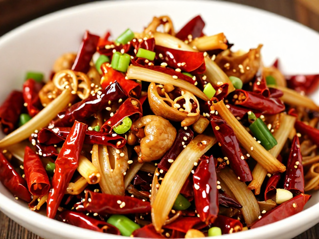 调味与收尾:香辣风味的融合