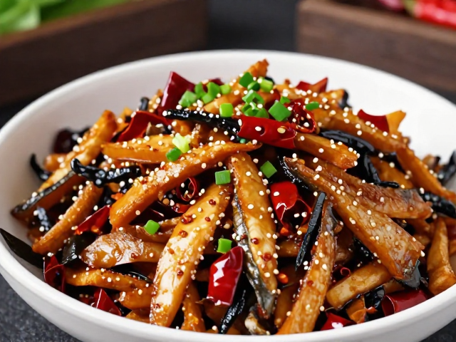 干煸技法的热力学控制与食材预处理