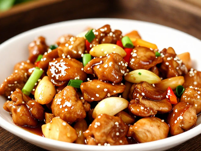 家常炒制宫保鸡丁，复合调味突出，打造油而不腻乐山味