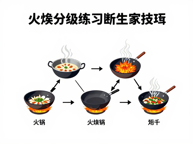 火候分级练习，断生判断技巧，新手也能做出家常味