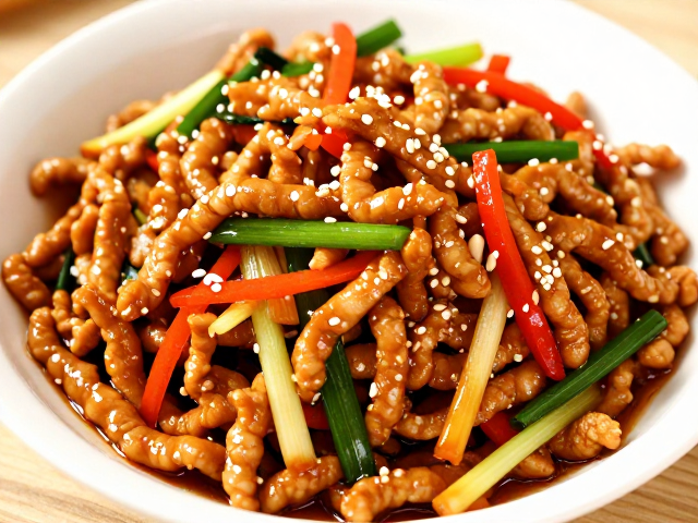 鱼香肉丝上浆有诀窍？大火收汁，葱段爆香，精准调味秒变大厨