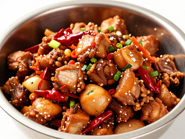 辣子鸡的肉质处理与腌制逻辑