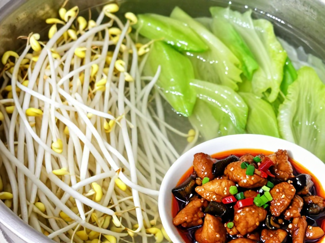豆芽苕粉与莴笋的预处理去腥逻辑