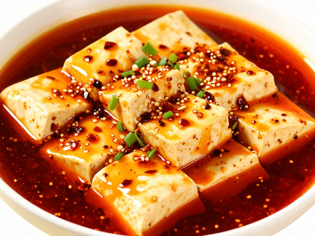 凉拌川菜新吃法，豆腐吸满糊辣红油，糖醋解腻