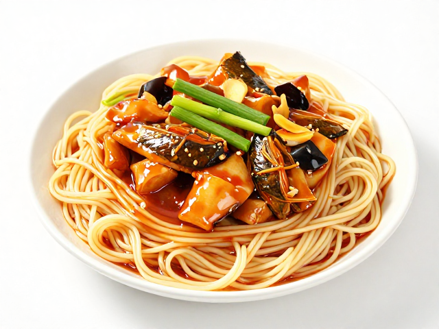 练习鱼香汁比例，酸辣味型搭配面条，葱姜蒜分次下锅提香