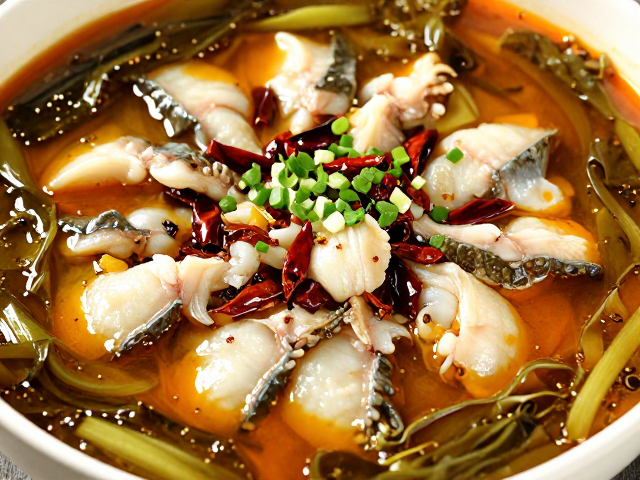 重庆风味酸菜鱼，火候油温是关键，豆瓣红油爆香，层次太丰富