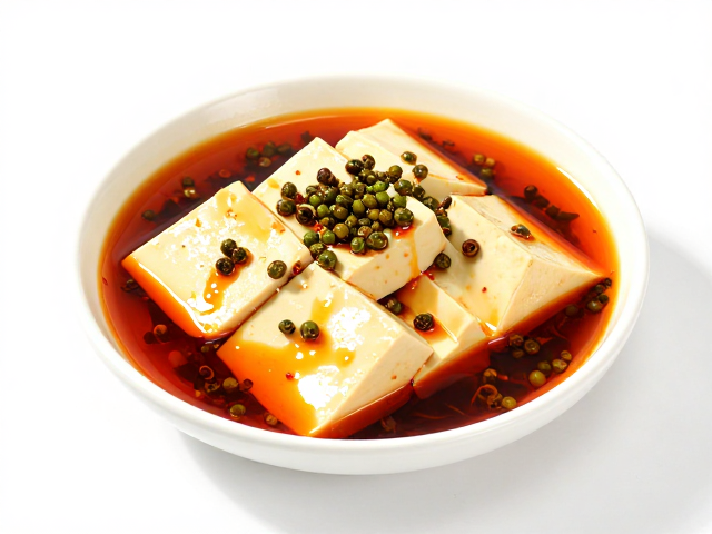 凉菜开胃神器，藤椒咸鲜豆腐做法，煸香红油复刻重庆江湖风味