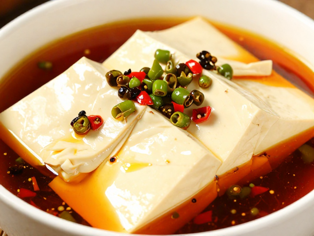 豆腐定型与底油煸香
