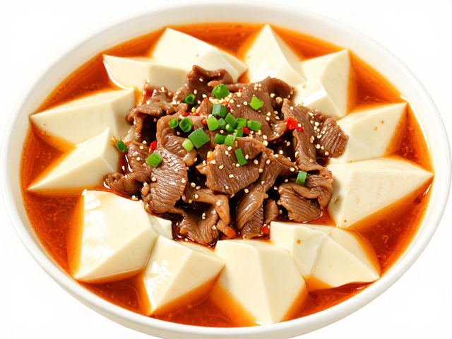 少油微辣版豆花牛肉的烹饪实操