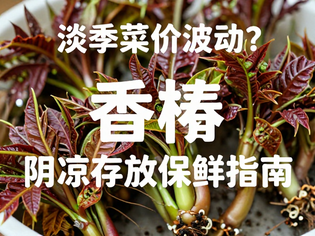 香椿低温保湿与脱涩处理