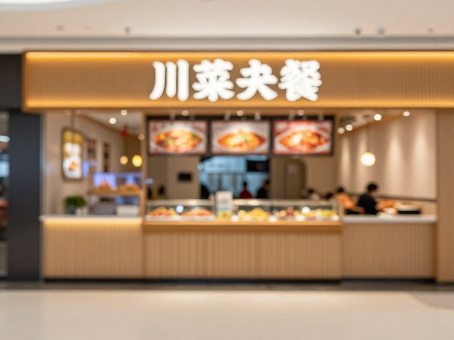 商场内川菜快餐店，下饭菜突出，商务宴请或聚餐皆宜