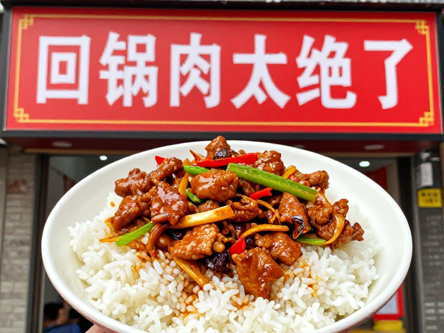 招牌回锅肉配饭的味觉逻辑与食用场景
