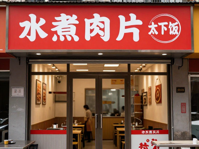 探店区域连锁川味品牌，招牌水煮肉片太下饭