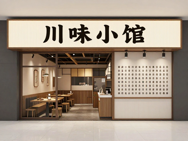 全国商圈打卡，简约商场风川味小馆，排队取号值得等吗？