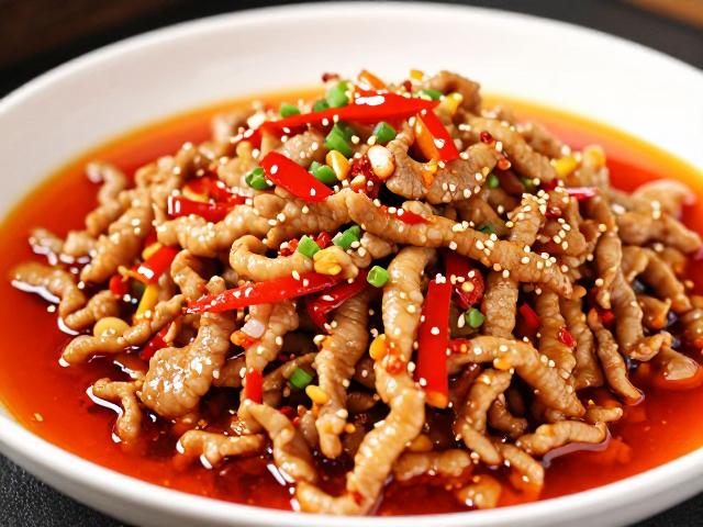 内江风味家常味，大火快炒肉丝，泡椒豆瓣酱炒出红油秘技