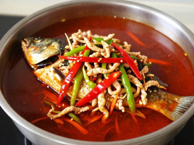 家常泡椒菜制作，掌握火候层次，煮鱼快炒肉丝，复制酱油点睛