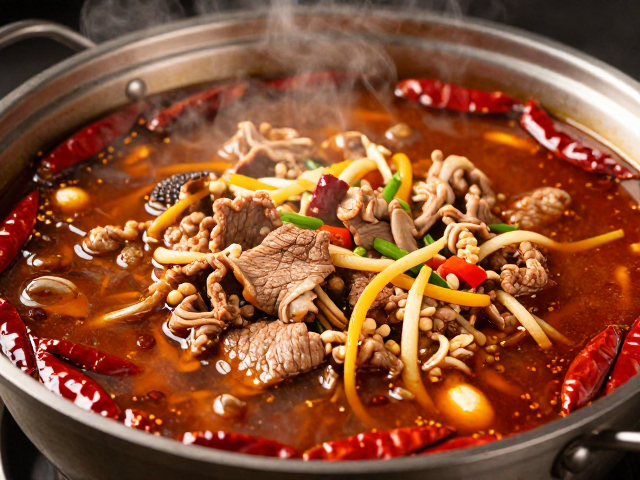 水煮牛肉麻辣鲜香，旺火锁鲜与鱼香肉丝碗汁调制的对比