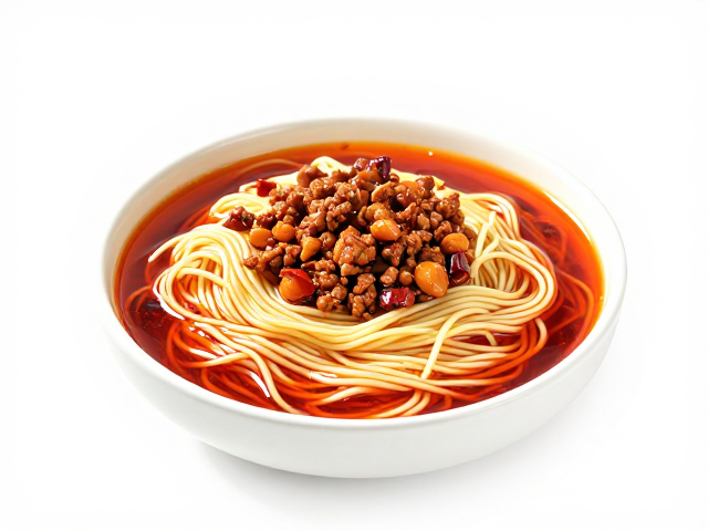 担担面：红油与肉臊的交响
