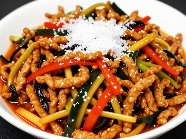 肉丝处理与火候掌控决定口感嫩度