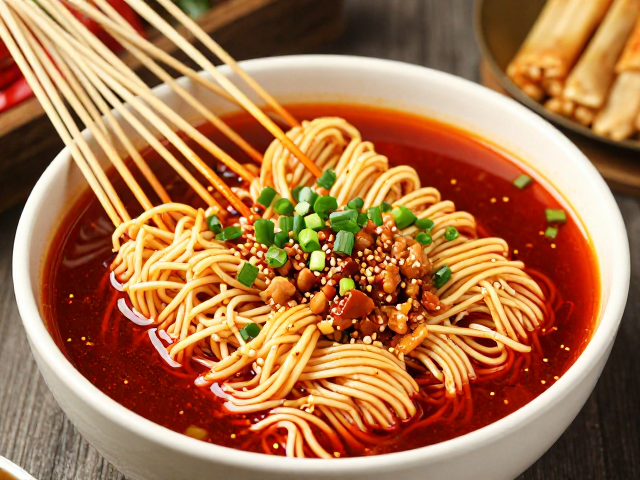 乐山钵钵鸡的汤底哲学与食材处理