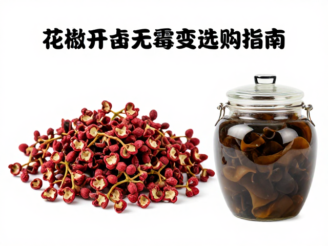 花椒干货无霉变选购指南，搭配木耳泡菜坛密封保存技巧
