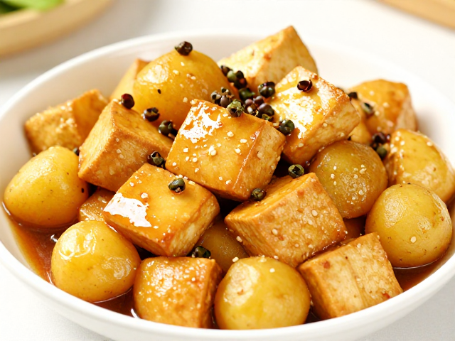 花椒土豆烧豆腐，家常味里的灵魂香气，一口就爱上
