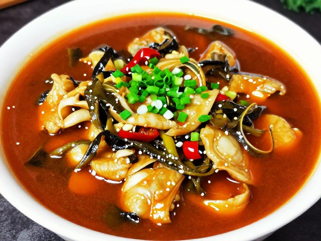 椒麻葱香与最终呈现