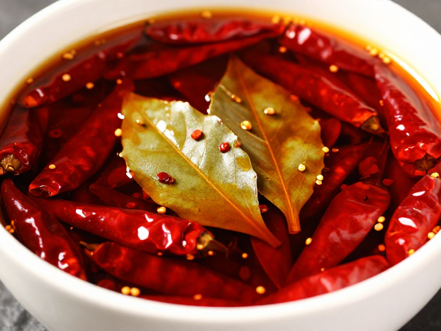 酸辣味醋辣协调技巧，红油辣子香叶，烧出色香味